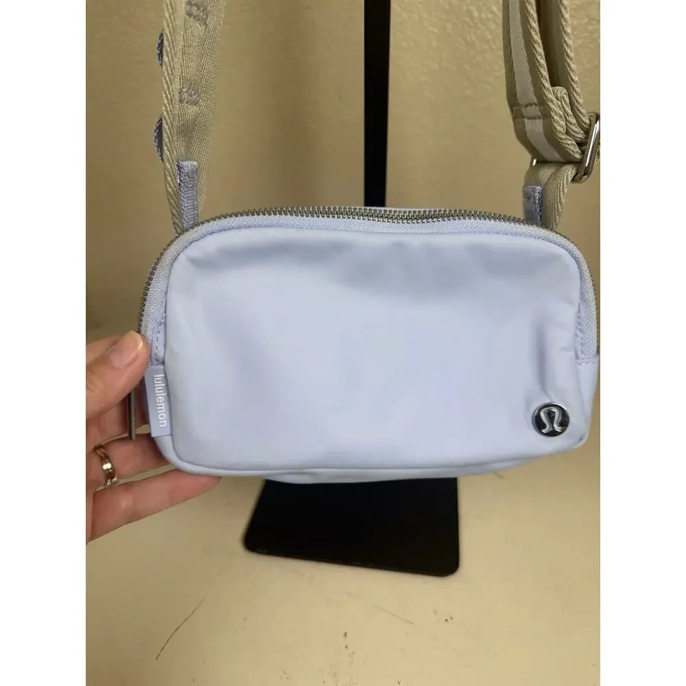 NWOT Lululemon Everywhere Crossbody Bag adjustable two tone strap light blue